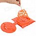 Halloween / Dancing Party Plastic Decorative Flower - Orange Halloween / Dancing Party Plastic Decorative Flower - Orange