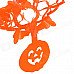Halloween / Dancing Party Plastic Decorative Flower - Orange Halloween / Dancing Party Plastic Decorative Flower - Orange
