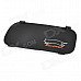 EDCGEAR Car Sun Visor Hanging Zipped Storage Bag Pouch - Black EDCGEAR Car Sun Visor Hanging Zipped Storage Bag Pouch - Black