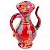 sysh0039 Traditional Chinese Style Flagon Shaped Butane Butane Lighter - Red + Multi-Color