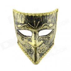 Halloween Costume Party ABS Face Mask - Brassy Halloween Costume Party ABS Face Mask - Brassy