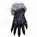 Halloween Costume Fancy Ball Props Horrible Furry Wolf Hands Style Gloves - Black (Pair) Halloween Costume Fancy Ball Props Horrible Furry Wolf Hands Style Gloves - Black (Pair)