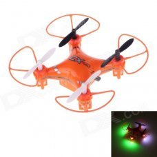 CX023 Mini 2.4GHz 5-Channel 6-Axis R/C Quadcopter w/ Gyro / LED Light - Orange CX023 Mini 2.4GHz 5-Channel 6-Axis R/C Quadcopter w/ Gyro / LED Light - Orange