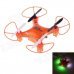 CX023 Mini 2.4GHz 5-Channel 6-Axis R/C Quadcopter w/ Gyro / LED Light - Orange CX023 Mini 2.4GHz 5-Channel 6-Axis R/C Quadcopter w/ Gyro / LED Light - Orange