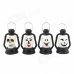 Halloween Little Colorful Ghost Head Portable Lamp - White + Black (4 PCS) Halloween Little Colorful Ghost Head Portable Lamp - White + Black (4 PCS)