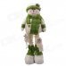 NEJE ST0006-7 Christmas Old Stretch Santa Claus Gift Snowman Doll - Green + White NEJE ST0006-7 Christmas Old Stretch Santa Claus Gift Snowman Doll - Green + White