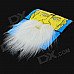 Costume Party Cosplay Artificial Funny Self-adhesive Mustache - White Costume Party Cosplay Artificial Funny Self-adhesive Mustache - White