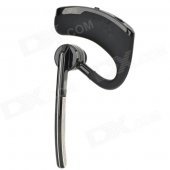 A8 Bluetooth V4.0 Earhook Headset w/ Microphone - Black