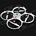 RUNQIA 2.4GHz 4-CH Outdoor 6-Axis R/C Quadcopter w/ Lamp / Gyroscope - White (6 x AA) RUNQIA 2.4GHz 4-CH Outdoor 6-Axis R/C Quadcopter w/ Lamp / Gyroscope - White (6 x AA)