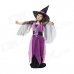 Halloween Costumes Children Gauze Witch Suit - Black + Purple (Size XL) Halloween Costumes Children Gauze Witch Suit - Black + Purple (Size XL)