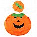 Halloween Party Show Costume Children's Pumpkin Clothes Hat Suit - Orange + Green + Black (L) Halloween Party Show Costume Children's Pumpkin Clothes Hat Suit - Orange + Green + Black (L)