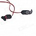 HV803 Wireless Stereo Bluetooth 3.0+EDR Sports Headphone - Black + Red