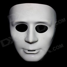 Halloween Hip-hop Mask Dance / JabbaWockeeZ Performance Mask - White Halloween Hip-hop Mask Dance / JabbaWockeeZ Performance Mask - White
