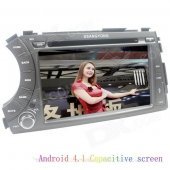 LsqSTAR 7" Capacitive Screen Android4.2 Car DVD Player w/ GPS WiFi AUX for Ssangyong Kyron 2005-2013