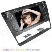 LsqSTAR 7" Capacitive 2Din Android 4.2 Car DVD Player w/ GPS WiFi BT Canbus for BMW E93/E90/E91/E92