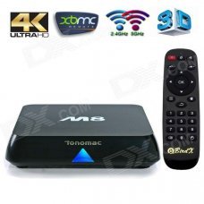 Tonomac M8 4K Quad-Core Android 4.4.2 Google TV Player w/ 2GB RAM, 8GB ROM, XBMC, Wi-Fi, US Plug Tonomac M8 4K Quad-Core Android 4.4.2 Google TV Player w/ 2GB RAM, 8GB ROM, XBMC, Wi-Fi, US Plug