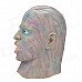 Halloween Party Cosplay Blood Vessels Bulging Freak Style Mask - Beige + Blue