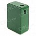 Creative Mahjong Style Metal Lighter Toy - Green + White