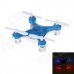 2.4GHz 4-Channel 6-Axis Indoor Mini UFO w/ Gyro / LED Light - Blue 2.4GHz 4-Channel 6-Axis Indoor Mini UFO w/ Gyro / LED Light - Blue