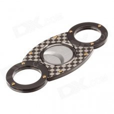 Fashionable 420 Stainless Steel Cigar Cutter - Dark Brown Fashionable 420 Stainless Steel Cigar Cutter - Dark Brown