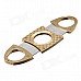 Fashionable 420 Stainless Steel Cigar Cutter - Gold Fashionable 420 Stainless Steel Cigar Cutter - Gold