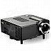 BarcoMax GP5S 28W Portable Mini LCD Projector w/ HDMI / SD Slot / AV / VGA / 3.5mm / USB - Black BarcoMax GP5S 28W Portable Mini LCD Projector w/ HDMI / SD Slot / AV / VGA / 3.5mm / USB - Black