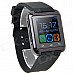 U8S Waterproof Wearable 1.48" Touch Screen Smart Watch w/ Bluetooth & Pedometer - Black