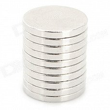 N38 15 x 1.9mm Round Shaped NdFeB Magnets - Silver (10 PCS) N38 15 x 1.9mm Round Shaped NdFeB Magnets - Silver (10 PCS)