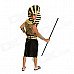 F023 Halloween Cosplay Egyptian Pharaoh Costume - Golden F023 Halloween Cosplay Egyptian Pharaoh Costume - Golden
