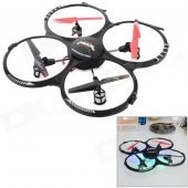 RUNQIA 2.4GHz 4-CH Outdoor 6-Axis R/C Quadcopter w/ Lamp / Gyroscope - Black (6 x AA)