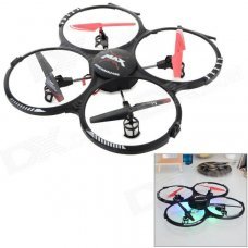 RUNQIA 2.4GHz 4-CH Outdoor 6-Axis R/C Quadcopter w/ Lamp / Gyroscope - Black (6 x AA) RUNQIA 2.4GHz 4-CH Outdoor 6-Axis R/C Quadcopter w/ Lamp / Gyroscope - Black (6 x AA)