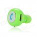 EPGATE D00280 Hands-free Bluetooth V4.0 In-Ear Headset - Light Green