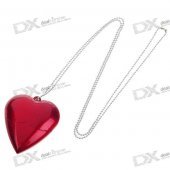 Heart Shaped USB 2.0 Flash/Jump Drive Necklace (4GB)