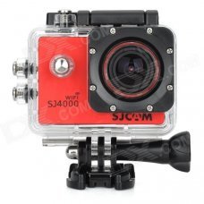 SJCAM SJ4000 Wi-Fi 1.5" TFT 1080P HD 2/3" CMOS 12MP Outdoor Sport Camera w/ Waterproof Case - Red SJCAM SJ4000 Wi-Fi 1.5" TFT 1080P HD 2/3" CMOS 12MP Outdoor Sport Camera w/ Waterproof Case - Red
