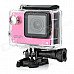 S50W 1080P 1.5" LTPS Wide Angle 12MP Wi-Fi HD Waterproof Sport Camera Camcorder - Deep Pink S50W 1080P 1.5" LTPS Wide Angle 12MP Wi-Fi HD Waterproof Sport Camera Camcorder - Deep Pink
