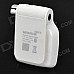 Square Bluetooth v3.0 Clip-On Headset w/ NFC Function, In-Ear Stereo Earphones - White