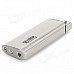 Fashion Stainless Steel Windproof Gas Butane Lighter - Silver