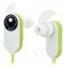 HV803 Bluetooth V3.0 + EDR In-Ear Style Earphones w/ Microphone - Green + White