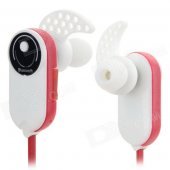 HV803 In-Ear Style Bluetooth V3.0 + EDR Headphones w/ Microphone - Red + White