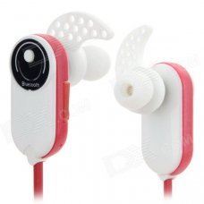 HV803 In-Ear Style Bluetooth V3.0 + EDR Headphones w/ Microphone - Red + White