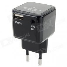 CYF-BT303 EU Plug Bluetooth V2.1 Music Receiver w/ USB 2.0 / 3.5mm Audio Cable - Black CYF-BT303 EU Plug Bluetooth V2.1 Music Receiver w/ USB 2.0 / 3.5mm Audio Cable - Black