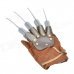 82003 Adjustable Bendable & Detachable Wolf Claw Glove - Brown + Silvery Black 82003 Adjustable Bendable & Detachable Wolf Claw Glove - Brown + Silvery Black