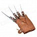 82003 Adjustable Bendable & Detachable Wolf Claw Glove - Brown + Silvery Black 82003 Adjustable Bendable & Detachable Wolf Claw Glove - Brown + Silvery Black