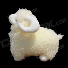 Lovely Goat Plush Toy Soft Gift Doll - White Lovely Goat Plush Toy Soft Gift Doll - White