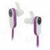 HV803 Wireless Bluetooth V3.0 + EDR In-Ear Headset w/ Microphone - Purple + White