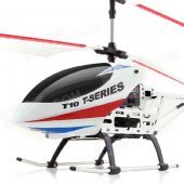 MJX T10 Shock-resistant Rechargeable 3-CH 2.4GHz 61cm R/C Helicopter w/ Gyro - White
