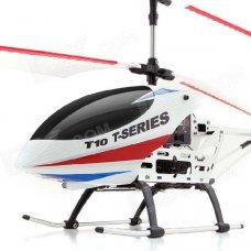 MJX T10 Shock-resistant Rechargeable 3-CH 2.4GHz 61cm R/C Helicopter w/ Gyro - White MJX T10 Shock-resistant Rechargeable 3-CH 2.4GHz 61cm R/C Helicopter w/ Gyro - White