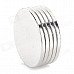 18 x 1.3mm Round Shaped N35 NdFeB Magnets - Silver (5 PCS) 18 x 1.3mm Round Shaped N35 NdFeB Magnets - Silver (5 PCS)