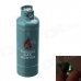 Fashion Gas-Jar Shaped Zinc Alloy Windproof Butane Lighter - Blue Grey
