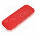 DOSS DS-1166 Portable Wireless Bluetooth Handsfree Speaker w/ Mic / TF Slot for IPHONE / IPOD - Red DOSS DS-1166 Portable Wireless Bluetooth Handsfree Speaker w/ Mic / TF Slot for IPHONE / IPOD - Red